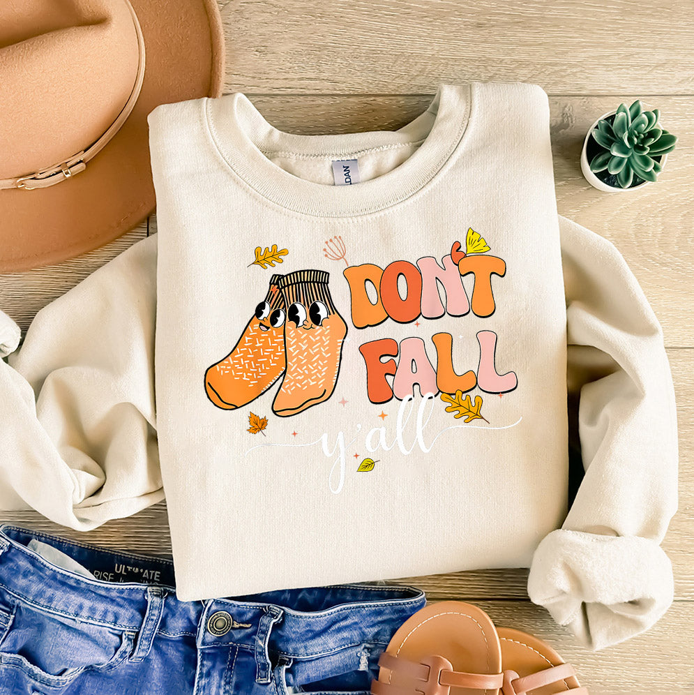 I Love Fall Prevention Shirt, Thanksgiving Nurse Fall Risk DPT SPT Pta Crewneck,OT shirt V8, Physical Therapy Shirt, Fall Nurse Shirt1