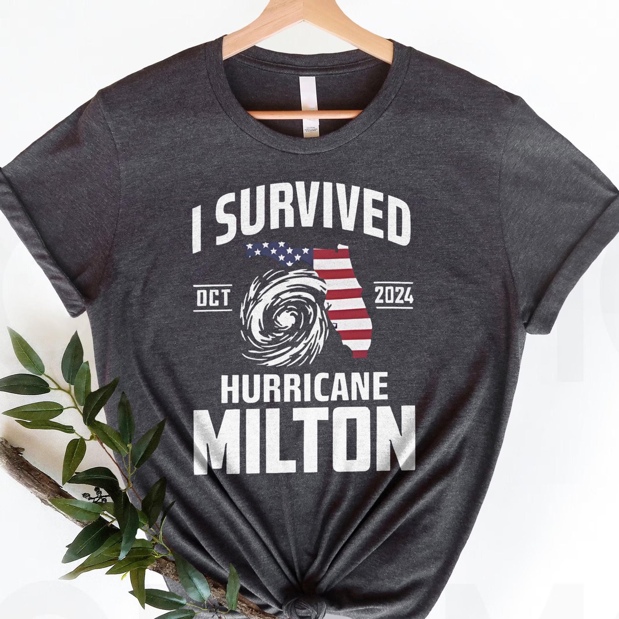 I Survived Hurricane Milton 2024, Hurricane Milton Survivor Unisex Shirt, Resilience Tee, , Survivor Gift Shirt, Florida Strong Shirt TMC