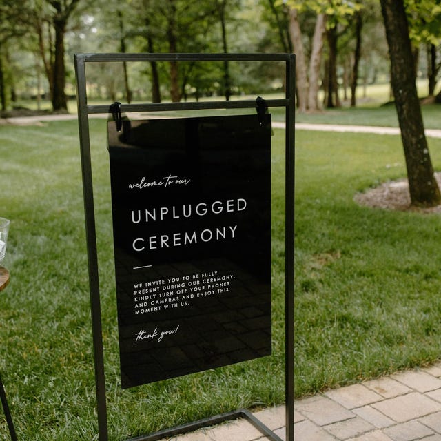 Personalized Acrylic Wedding Welcome Sign, Modern Wedding Sign, Wedding Decorations, Wedding Signs printlight