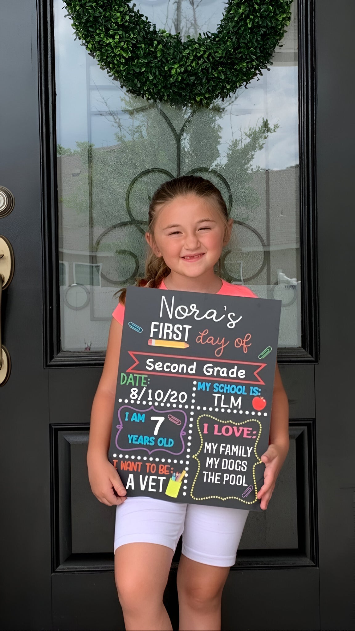 First Day of School Sign reusable, Back to School Chalkboard Sign, Milestone Chalkboard, 1st day of school sign, Last day of school sign scsign1