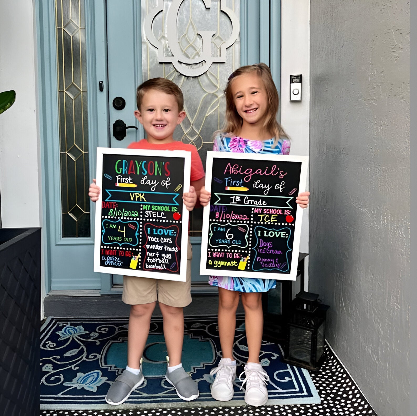 First Day of School Sign reusable, Back to School Chalkboard Sign, Milestone Chalkboard, 1st day of school sign, Last day of school sign scsign1