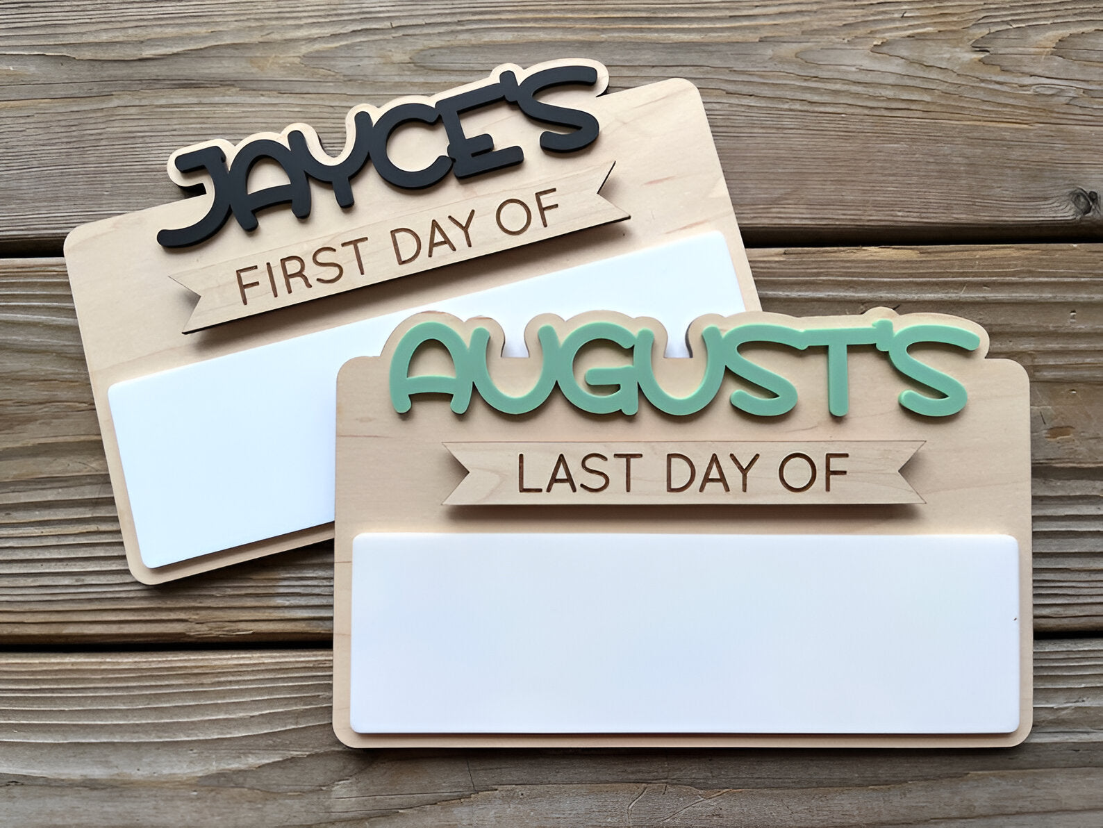 Personalized First and Last Day of School Sign, Reusable First Day Sign, Preschool Kindergarten First Day Photo Prop, Back to School Sign Scsign
