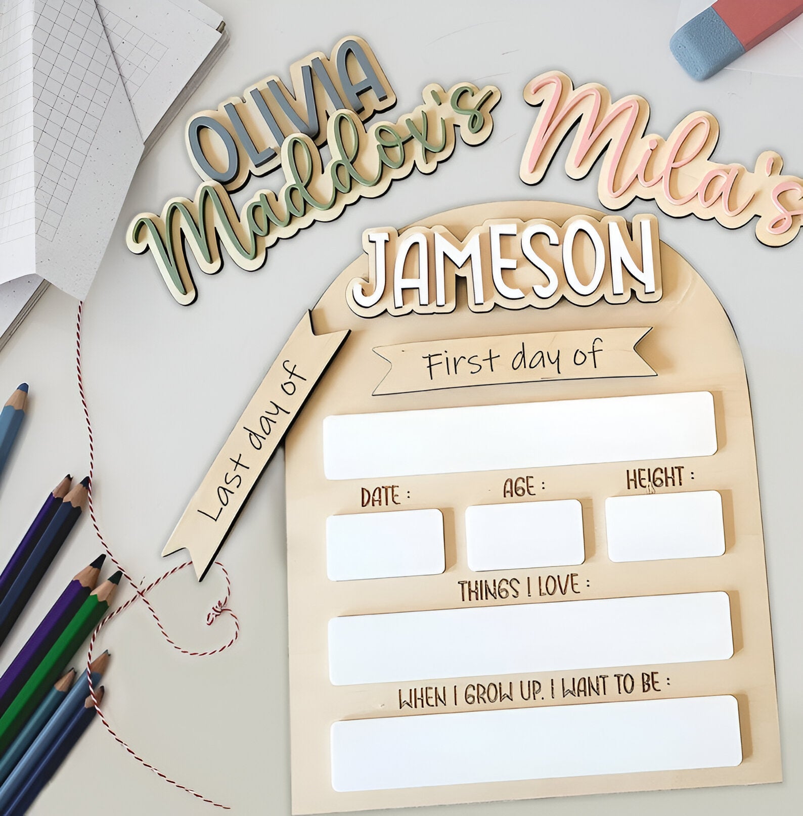 First Day of School Sign, Back to School Sign,Personalized School Sign,Kindergarten First Day of School Sign, First and Last Day School Sign scsign1