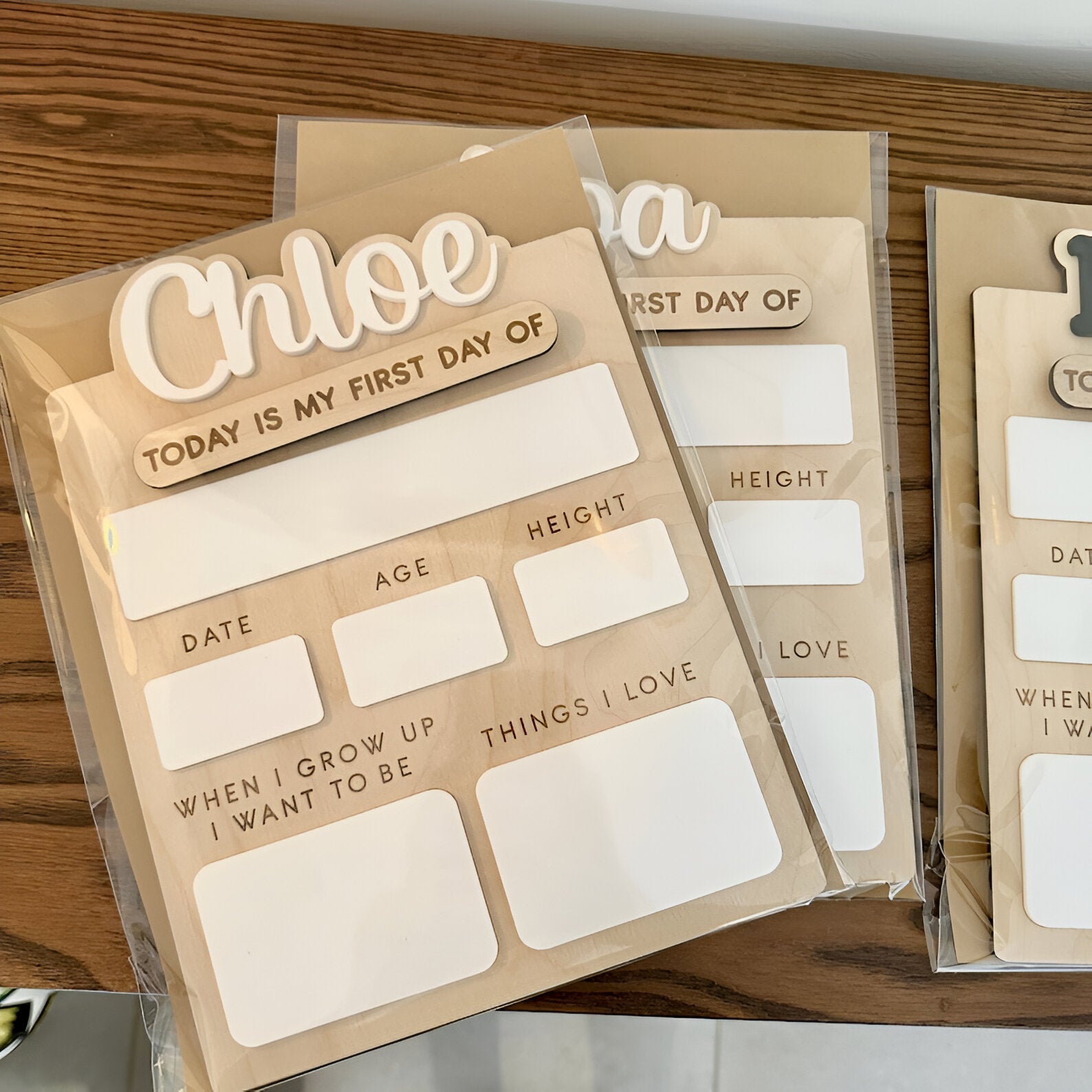 Personalized First Day of School Sign, Custom Last Day of School Sign, Wooden Sign, Kids School Sign, Wood Acrylic Sign scsign1