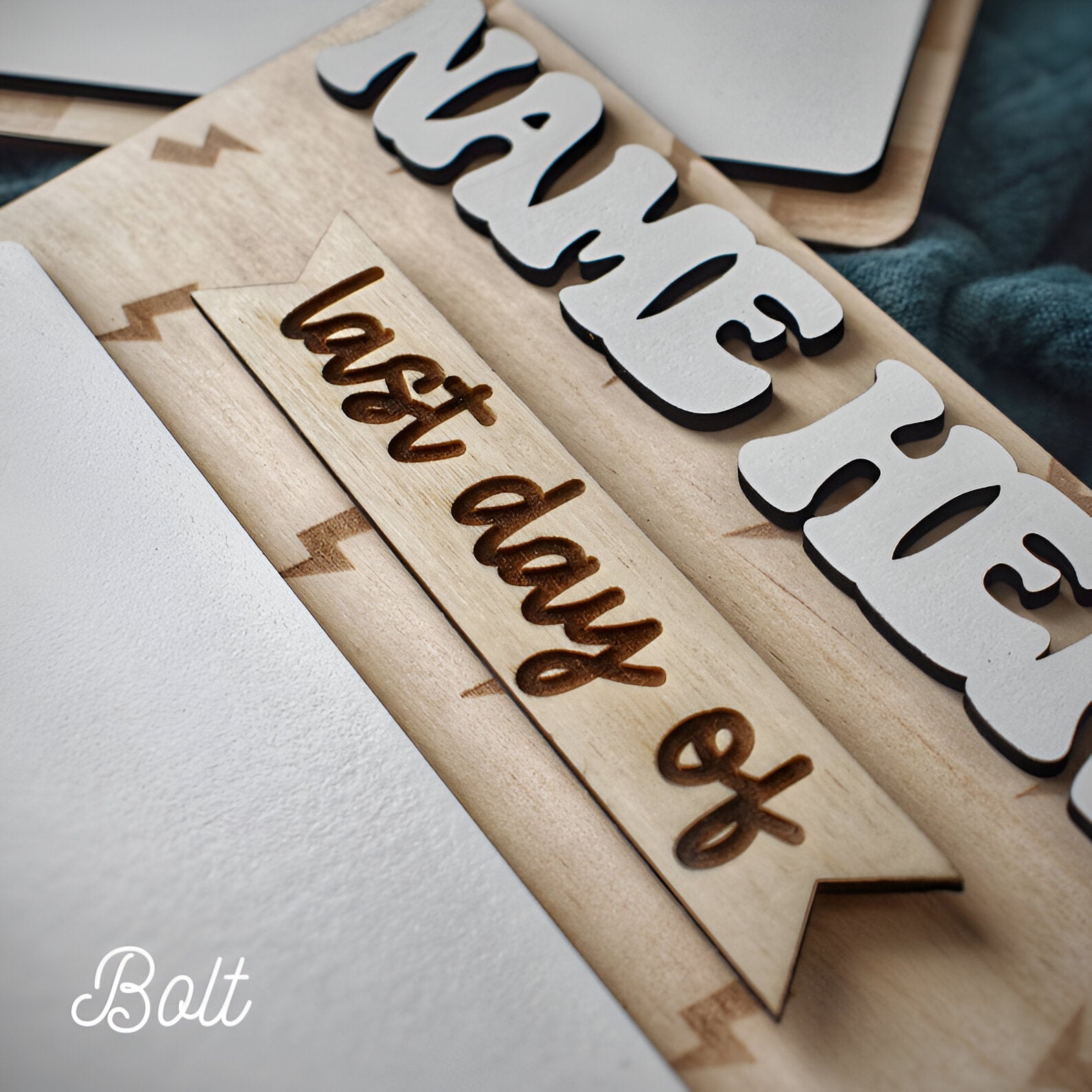 Personalized Dry Erase Back School Board  First Day of School Sign  Custom Neutral Name Sign  Photo Taking  Photo Prop Scsign1