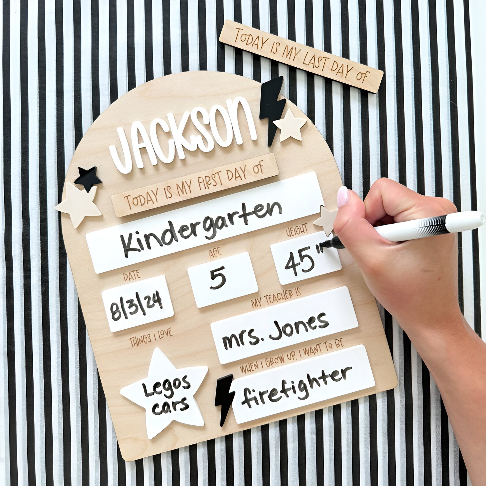 First Day Of School Sign, Personalized Back To School Sign, Back To School Gift Scsign1