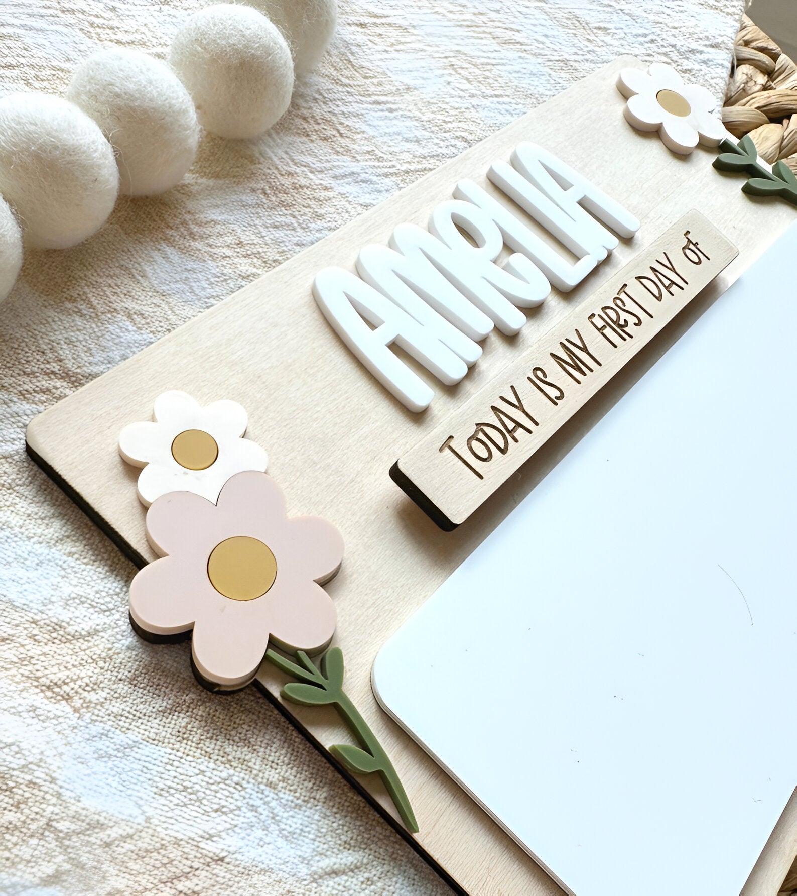 First Day of School Sign, School Photo Prop, Back To School Gift, Reusable School Sign Scsign1