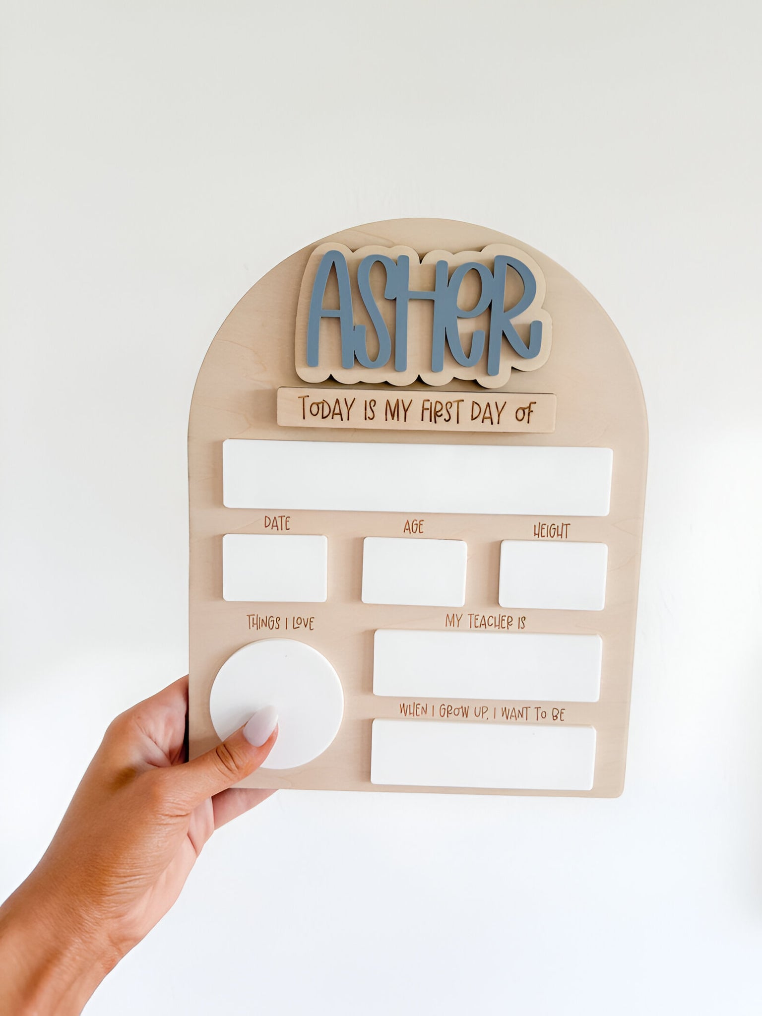 Editable First Day Of School Sign, School Board Sign, School Photo Prop Scsign1