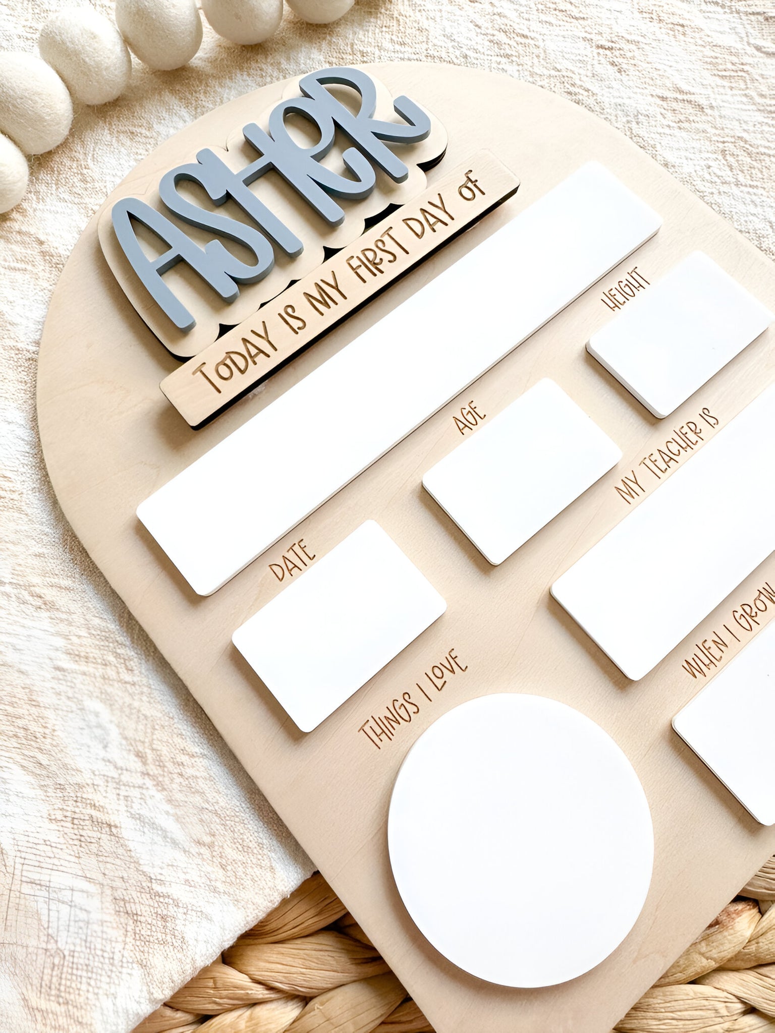 Editable First Day Of School Sign, School Board Sign, School Photo Prop Scsign1