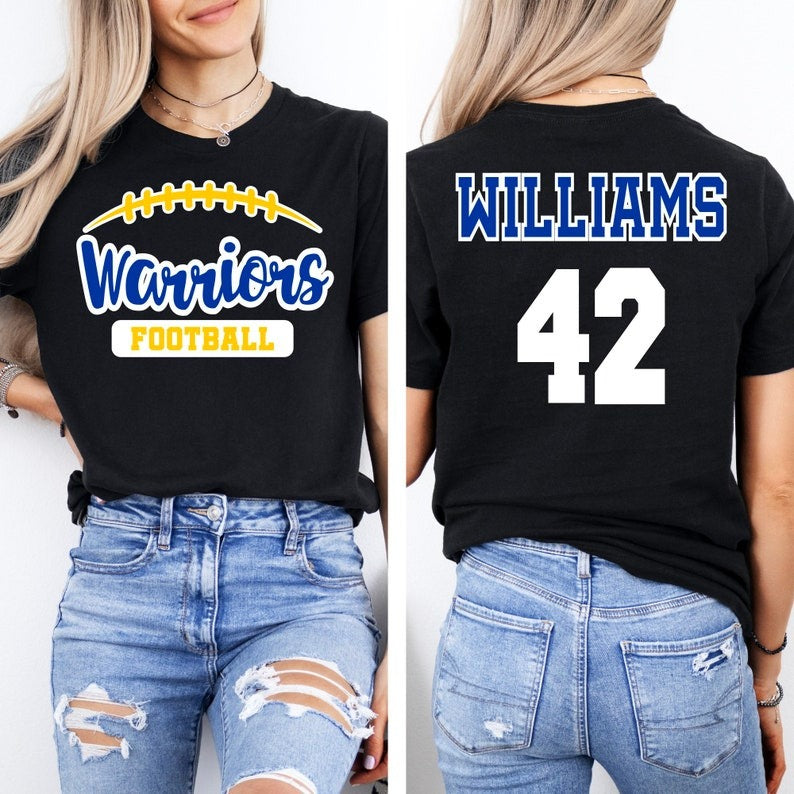 Custom Football Mascot Shirt, Personalized Football Team Shirt, Customized Football Mom Gifts, Football Mom Shirt TD0308 03