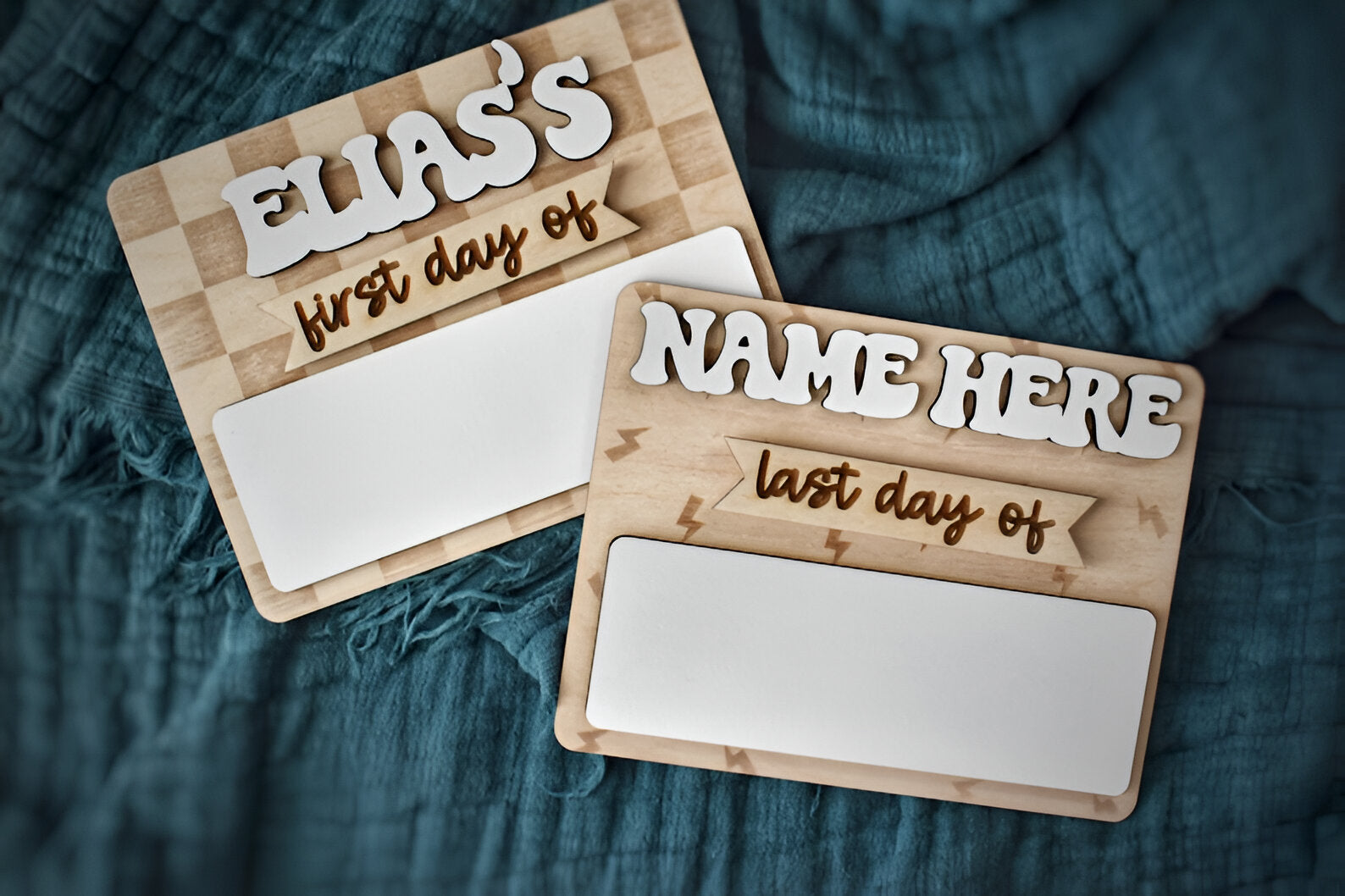 Personalized Dry Erase Back School Board  First Day of School Sign  Custom Neutral Name Sign  Photo Taking  Photo Prop Scsign1