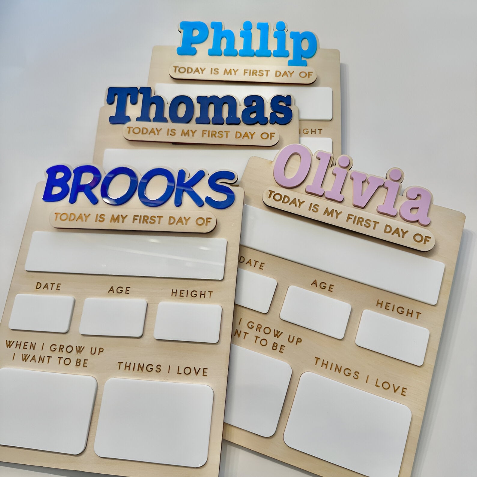 Personalized First Day of School Sign, Custom Last Day of School Sign, Wooden Sign, Kids School Sign, Wood Acrylic Sign scsign1