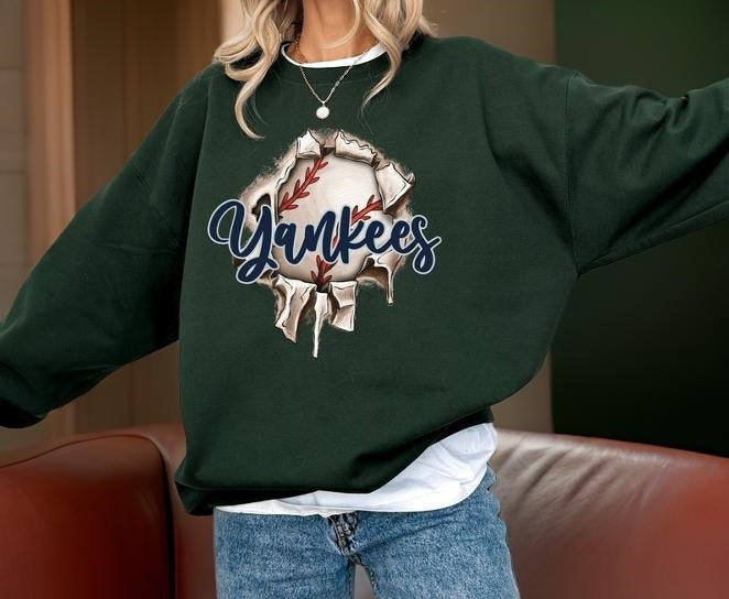 New York Yankees Sweatshirt, New York Yankees Shirt, Yankees Fan Sweatshirt, Unisex Yankees Apparel, New York Sports Hoodie SP24