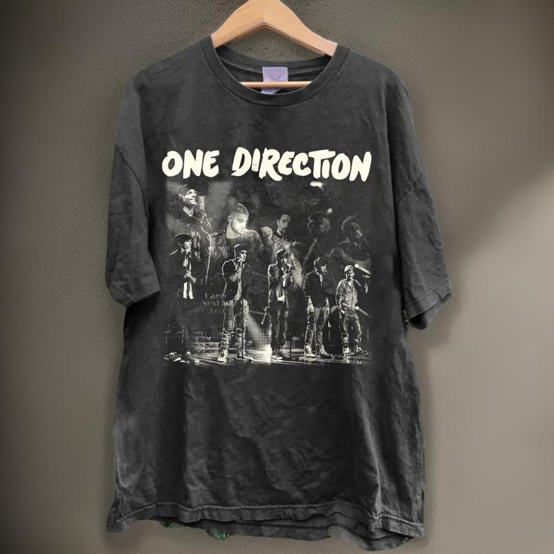 One Direction T-Shirt, 1D Band Fan Gift, Music Tour Tee, Liam Payne Vintage Graphic Shirt 3 MSN