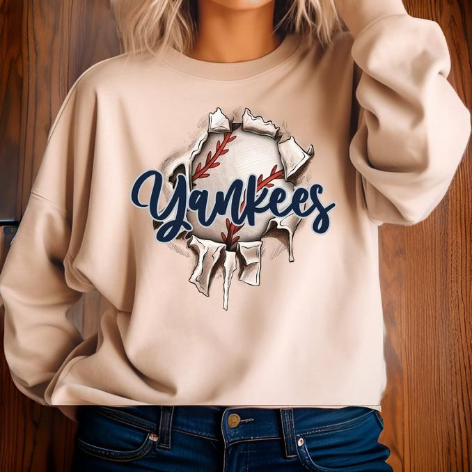 New York Yankees Sweatshirt, New York Yankees Shirt, Yankees Fan Sweatshirt, Unisex Yankees Apparel, New York Sports Hoodie SP24