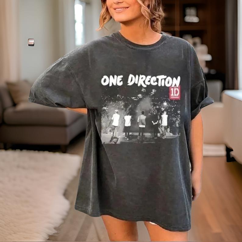 One Direction T-Shirt, 1D Band Fan Gift, Music Tour Tee, Liam Payne Vintage Graphic Shirt 5 MSN