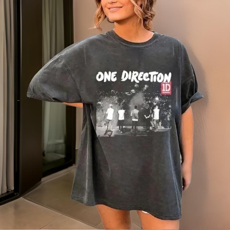 One Direction T-Shirt, 1D Band Fan Gift, Music Tour Tee, Liam Payne Vintage Graphic Shirt 5 MSN