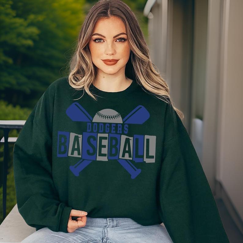 Los Angeles Dodgers Vintage Sweatshirt, Perfect for Game Day! Cozy, Dodgers shirt, Essential Fan Gear! Chic Los Angeles Dodgers Hoodie 1 SP24