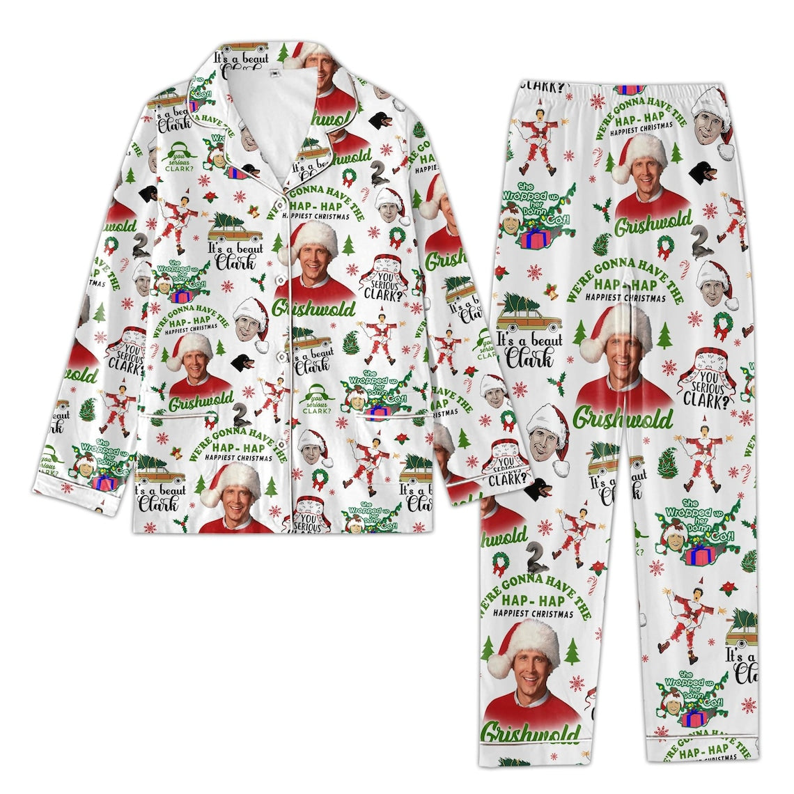 Griswold Pajamas Christmas, Griswold Pajamas Set, Christmas Tree Farm Shirt, Matching Pajamas Family, Vacation Pajamas, Holiday Pajamas