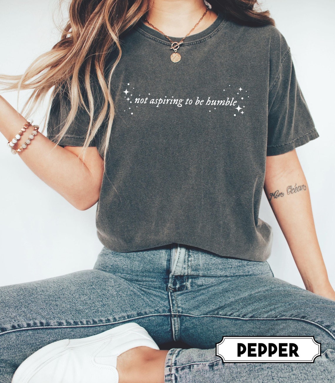 Not Aspiring to be Humble Shirt, Kamala Humble Quote Kamala CHD Podcast Quote Subtle Kamala Support, Feminist Tshirt, Inspire Saying