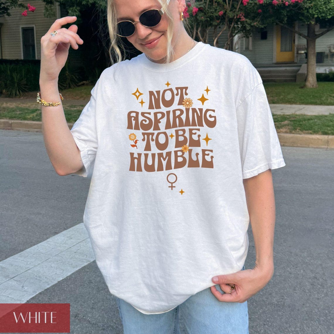 Not Aspiring to be Humble Shirt, Kamala  Humble Quote, Kamala CHD Podcast Quote, Subtle Kamala Support, Feminist Shirt, Feminist Gift