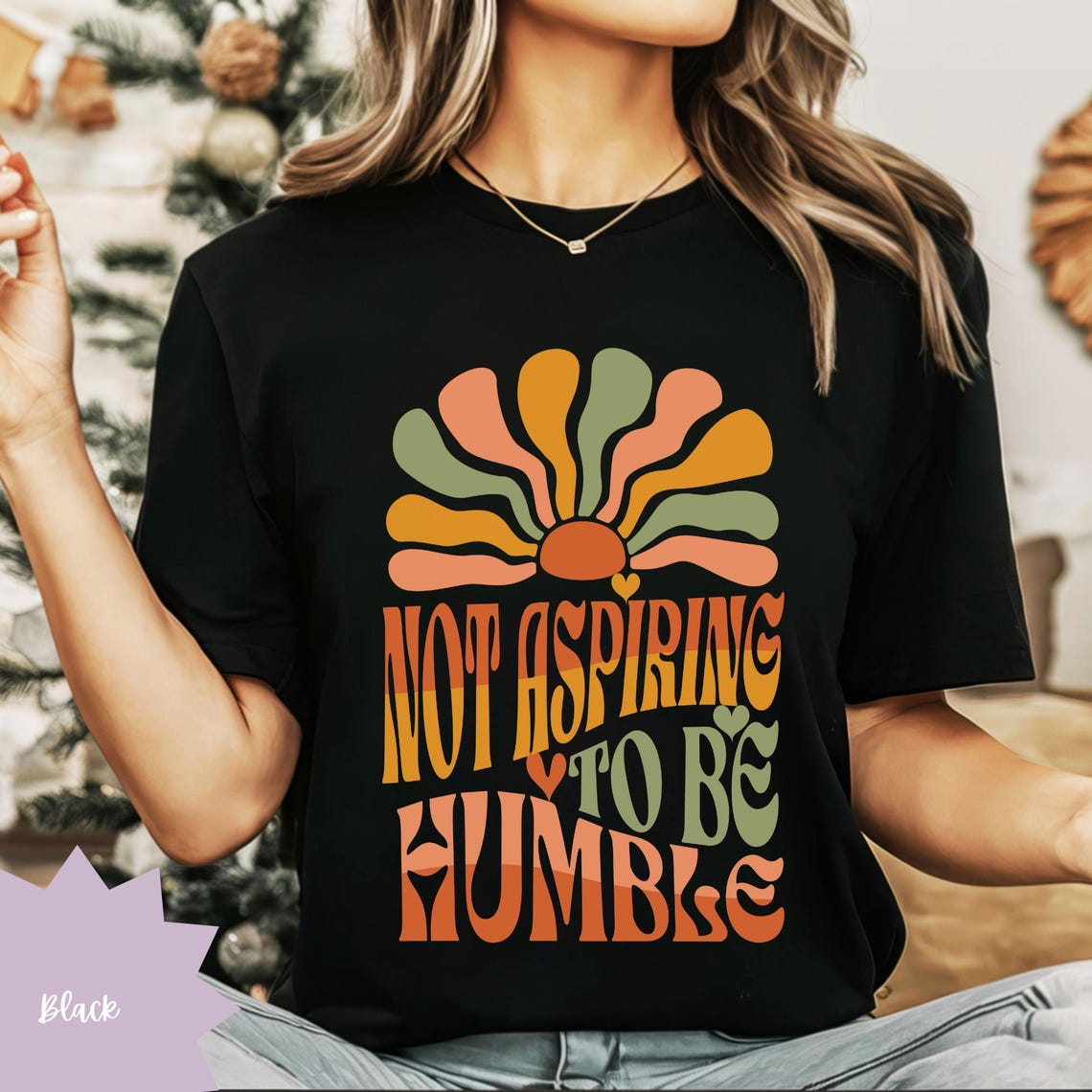 Not Aspiring to be Humble, Kamala Quote T-shirt, Unisex Tee, Gift for Activist, Social Justice Tee, Feminist Tshirt