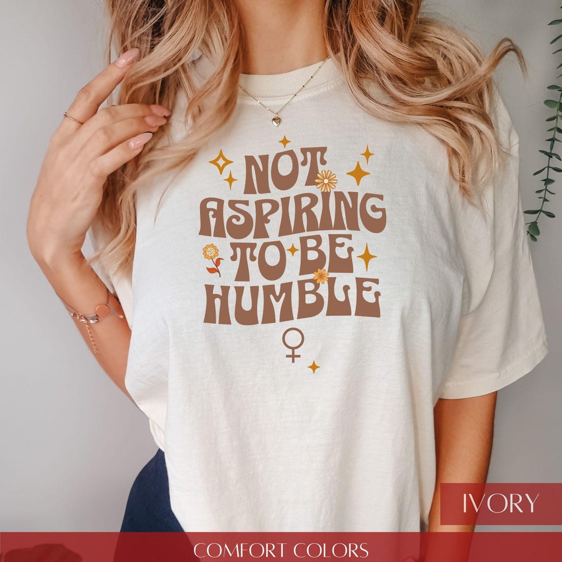 Not Aspiring to be Humble Shirt, Kamala  Humble Quote, Kamala CHD Podcast Quote, Subtle Kamala Support, Feminist Shirt, Feminist Gift