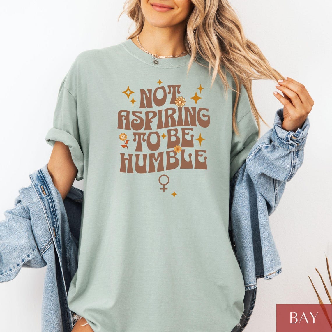 Not Aspiring to be Humble Shirt, Kamala  Humble Quote, Kamala CHD Podcast Quote, Subtle Kamala Support, Feminist Shirt, Feminist Gift