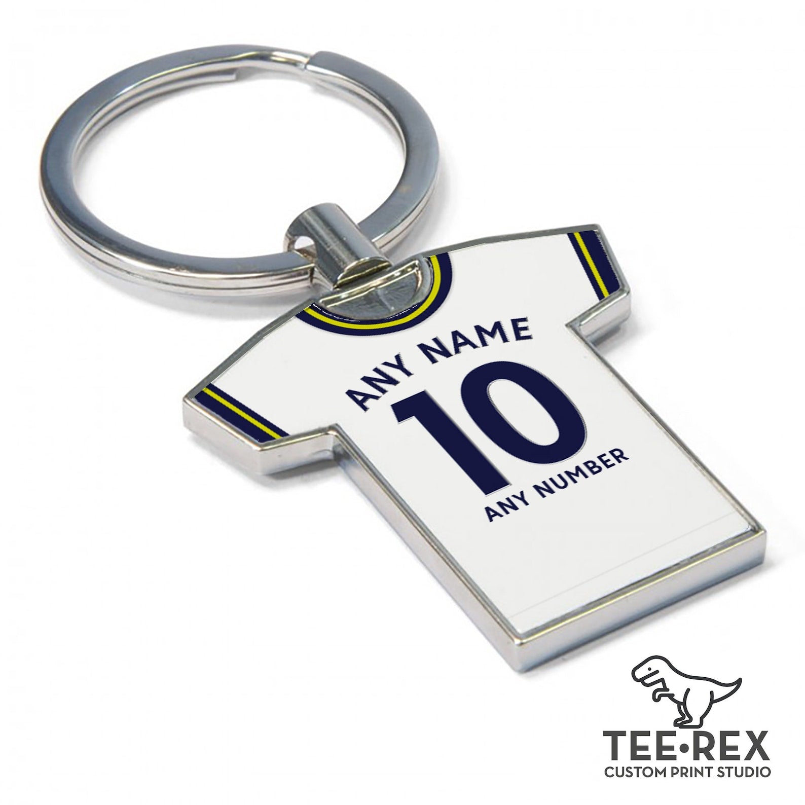 Jersey Keychain Initials Personalized | Keyring | Name Tag PRINTLIGHT