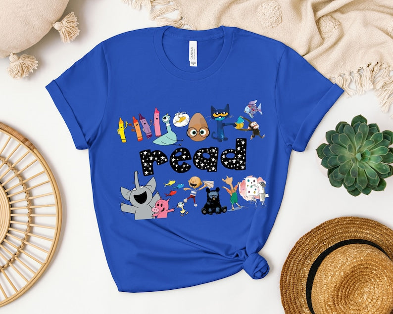 Read Children's Books Teacher T-Shirt, Teacher Life Shirt, Teacher Shirt, Kindergarten Shirt Gift For Teacher 
 SC0808 20