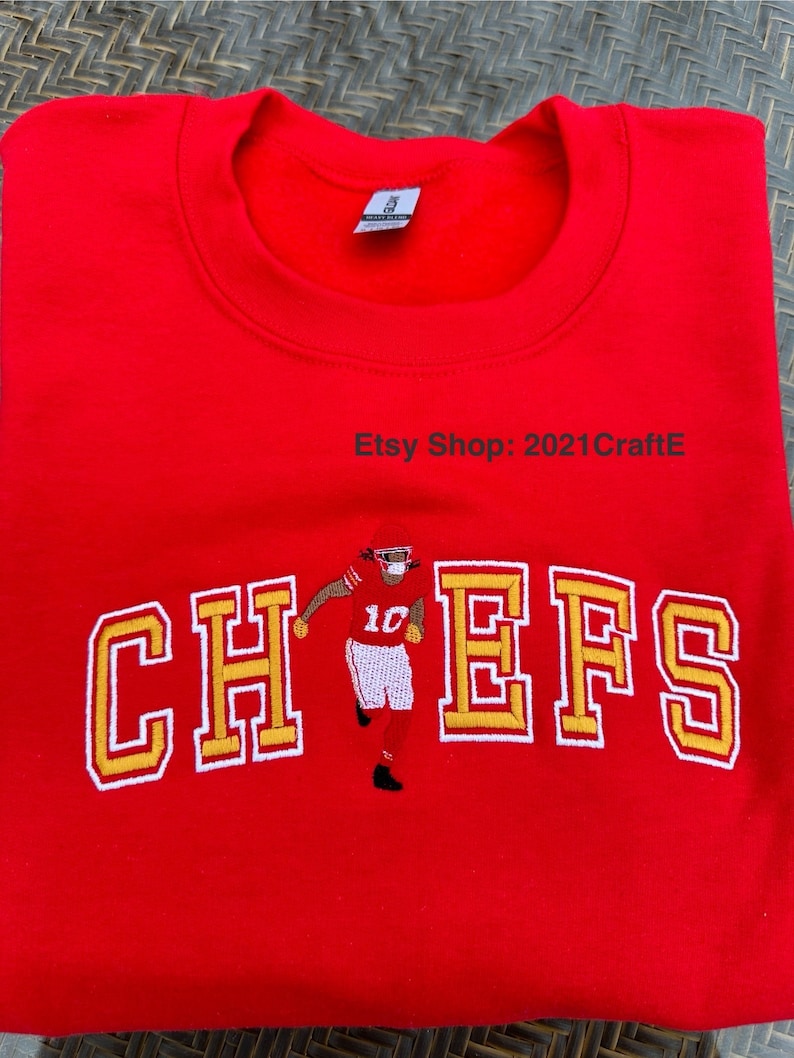 Chiefs Pacheco Embroidered Crewneck Sweatshirt EMHA1009T