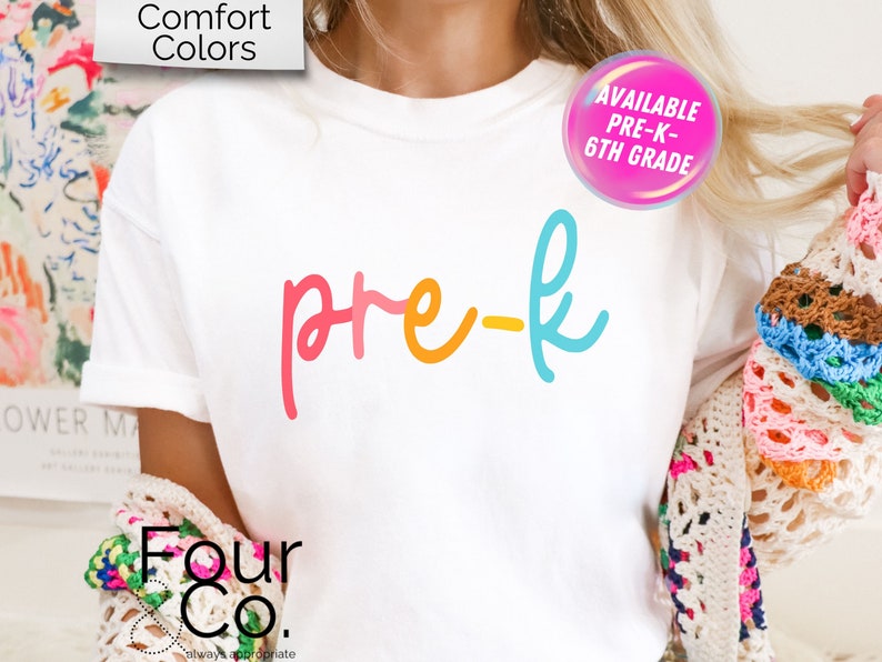 Grade Level Teacher Shirts, Colorful Teacher Shirts, Teacher Shirt 
 TD1308 19