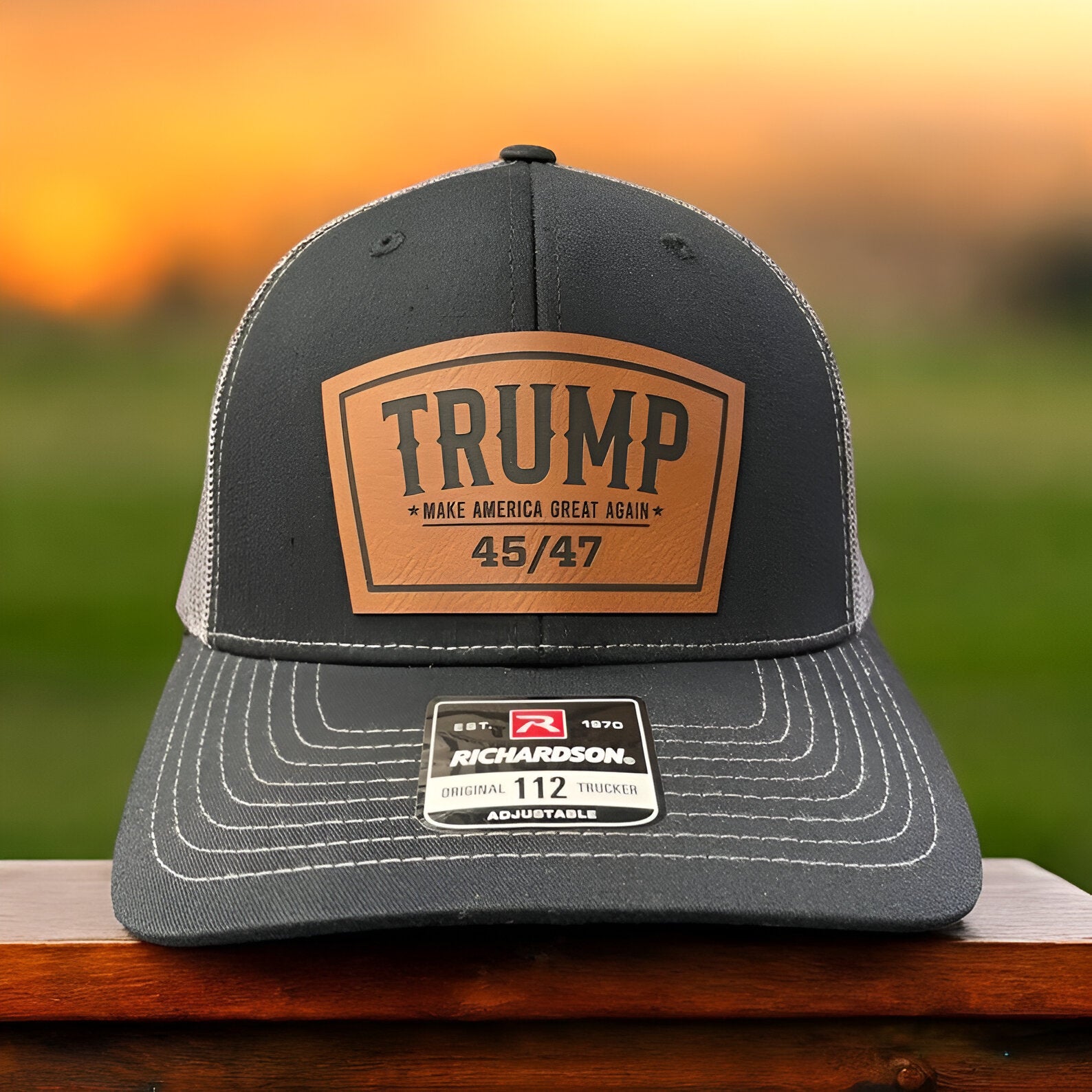 Trump Hat / Trump 45/47 Trucker Cap / Trump 2024 Richardson 112 / Patch Trucker Hat /Father's Day Gift