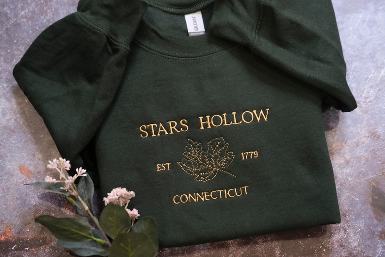 Sweatshirt Fall Sweatshirt Stars Hollow Crewneck Gifts for her Gifts for Friends Gifts for Best Friend Cozy Sweater EMHA0609