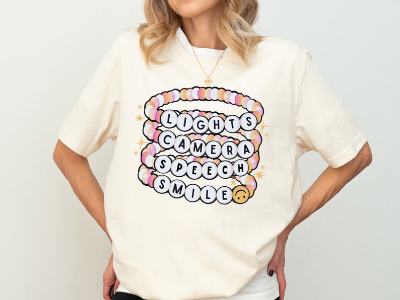 Lights Camera Teach Smile Shirt, Teacher Groovy Shirt, Back To School Shirt, First Day of School Teacher Shirt, Teacher Appreciation Shirt TD1308 15