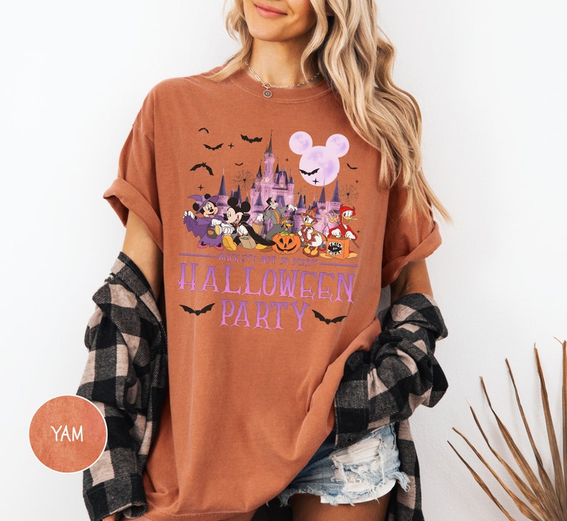 Disney Halloween 2024 Shirt, 2024 Mickey Not So Scary Halloween Party shirt, Disney Halloween Party Shirt, Halloween Family Matching Shirts TD1508 05