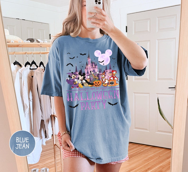 Disney Halloween 2024 Shirt, 2024 Mickey Not So Scary Halloween Party shirt, Disney Halloween Party Shirt, Halloween Family Matching Shirts TD1508 05