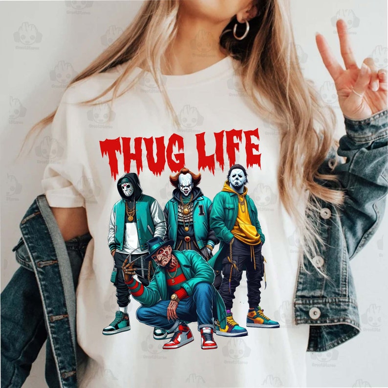 Thug Life Horror Movie Png, Movie Killers Png, Scary Halloween Movie Png, Horror Movie Png, Series Killer Halloween Png, Digital Download HW1408 07