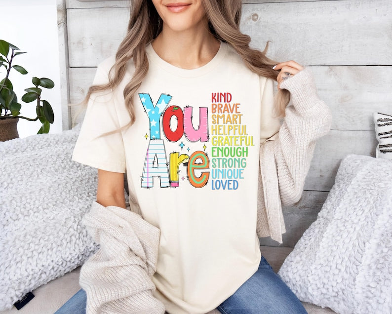 You are kind Shirt,Back to school Shirt,Back to school Tee,Teacher Shirt,Teacher appreciation Tee,Retro Teacher Shirt,kindergarteen teacher TD1308 02