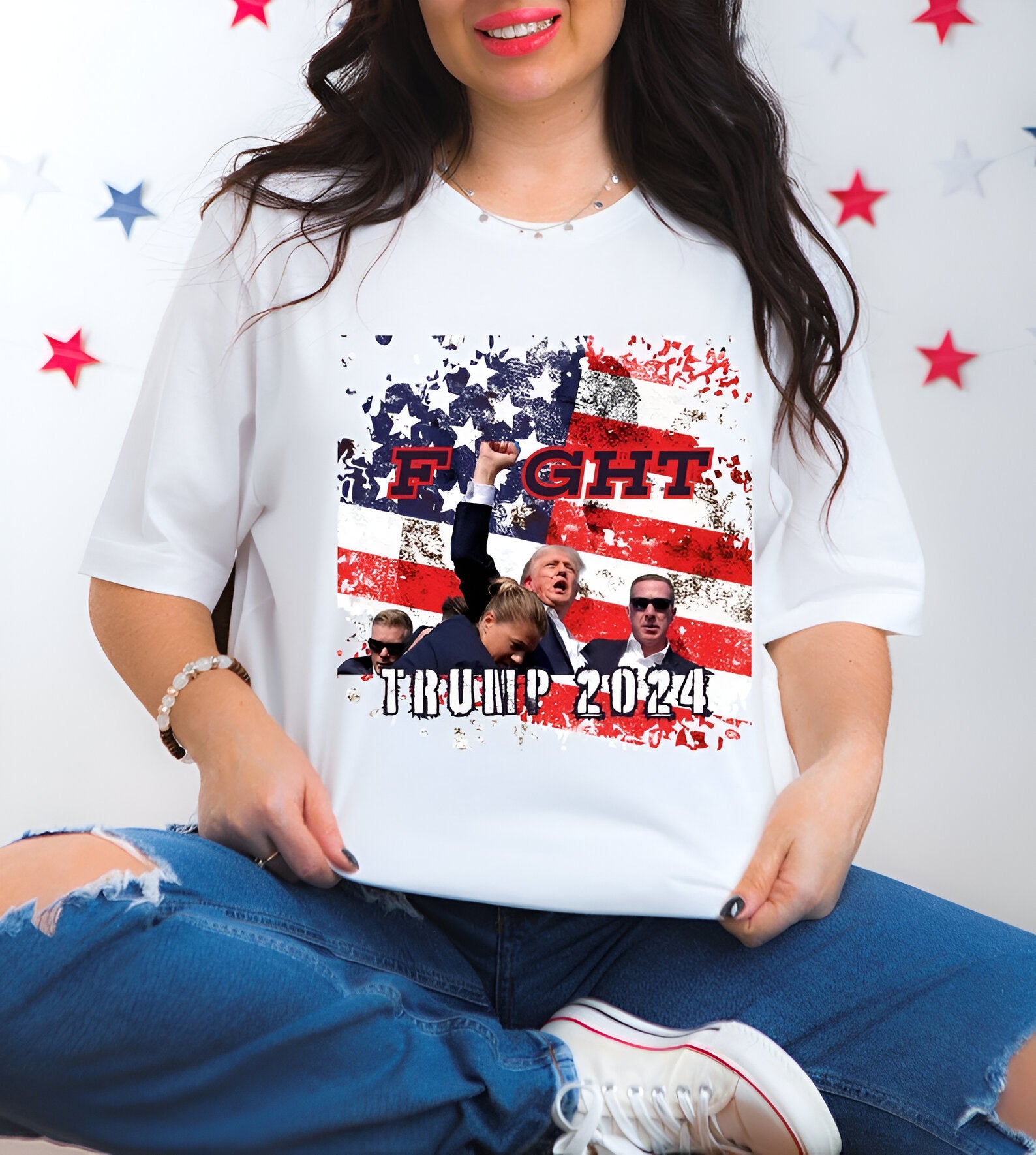 Fight Donald Trump Shirt, I Will Fight Trump, I Stand With Trump, Make America Great Again, Donald Trump, Donald Trump T-Shirt, Trump Shirt Tu1 #2