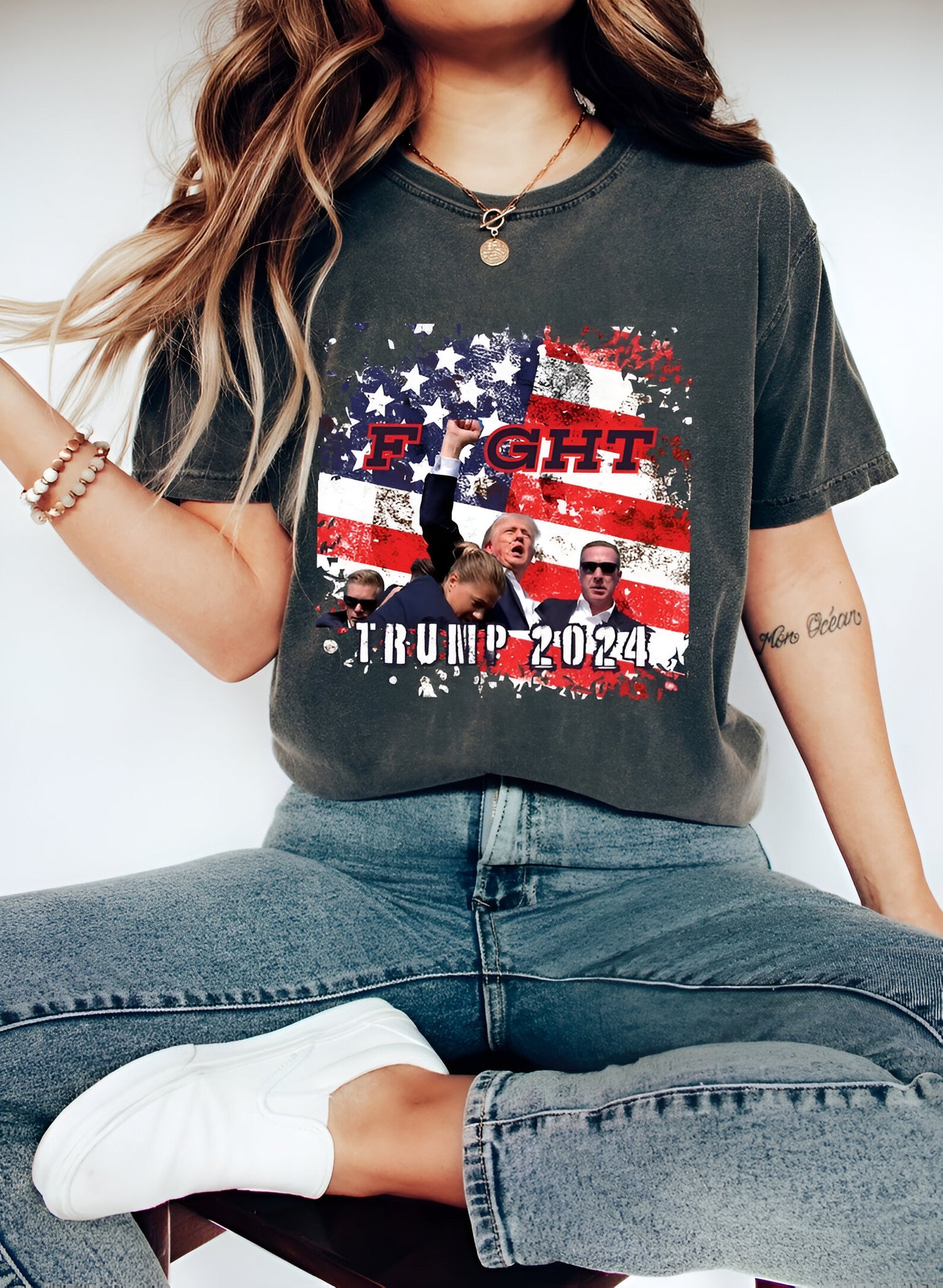 Fight Donald Trump Shirt, I Will Fight Trump, I Stand With Trump, Make America Great Again, Donald Trump, Donald Trump T-Shirt, Trump Shirt Tu1 #2