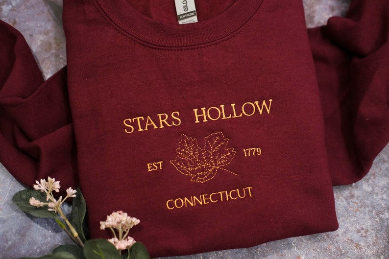 Sweatshirt Fall Sweatshirt Stars Hollow Crewneck Gifts for her Gifts for Friends Gifts for Best Friend Cozy Sweater EMHA0609