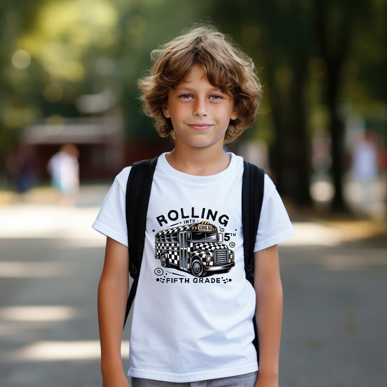 Back to school shirt, 1st day of school, back to school, personalized school shirt, custom name school shirt, retro boy back to school shirt TD0908 07