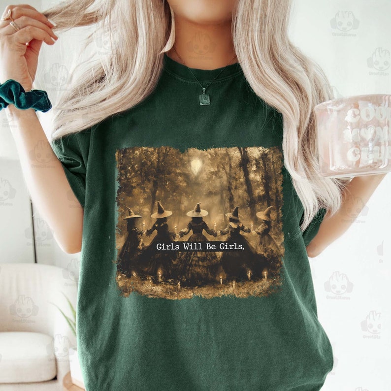 Girls Will Be Girls Witch Png, Funny Witch Png, Halloween Women Png, Witchy Vibes Png, Halloween Girls Png, Witches Halloween, Digital File 
 HW1408 16