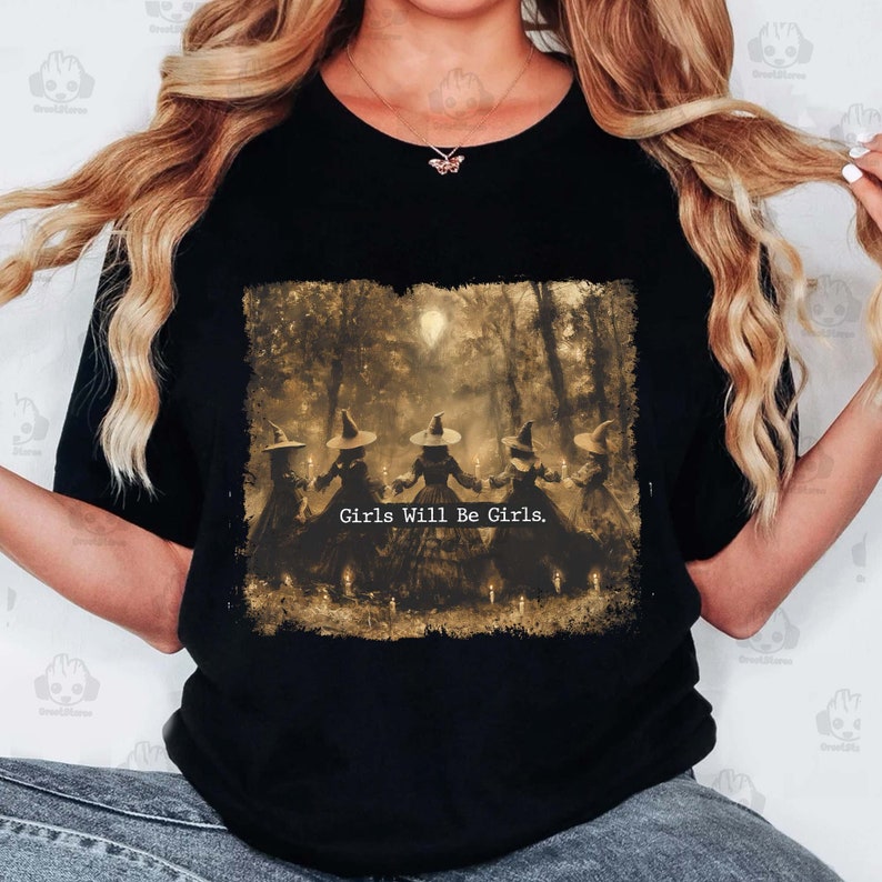 Girls Will Be Girls Witch Png, Funny Witch Png, Halloween Women Png, Witchy Vibes Png, Halloween Girls Png, Witches Halloween, Digital File 
 HW1408 16