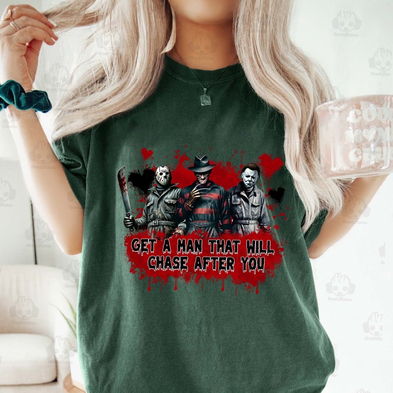 Get A Man That Will Chase After You Png, Horror Friends Png, Movie Killer Png, Scary Halloween Png, Horror Friends Png, Halloween Vibes Png HW1408 04