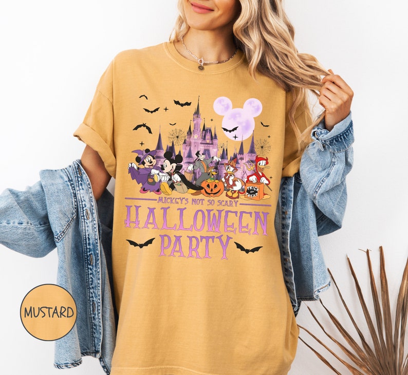 Disney Halloween 2024 Shirt, 2024 Mickey Not So Scary Halloween Party shirt, Disney Halloween Party Shirt, Halloween Family Matching Shirts TD1508 05