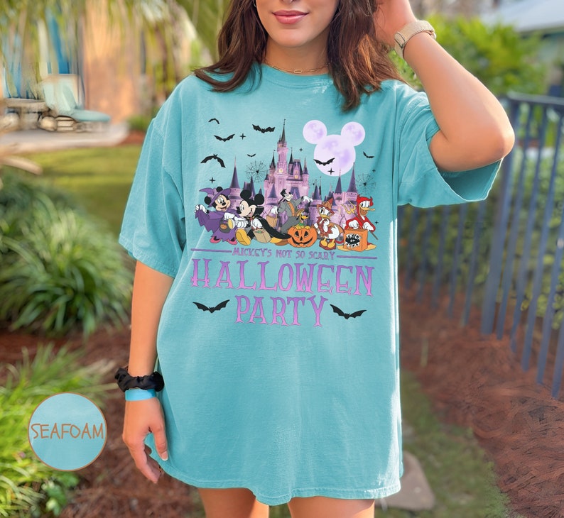 Disney Halloween 2024 Shirt, 2024 Mickey Not So Scary Halloween Party shirt, Disney Halloween Party Shirt, Halloween Family Matching Shirts TD1508 05