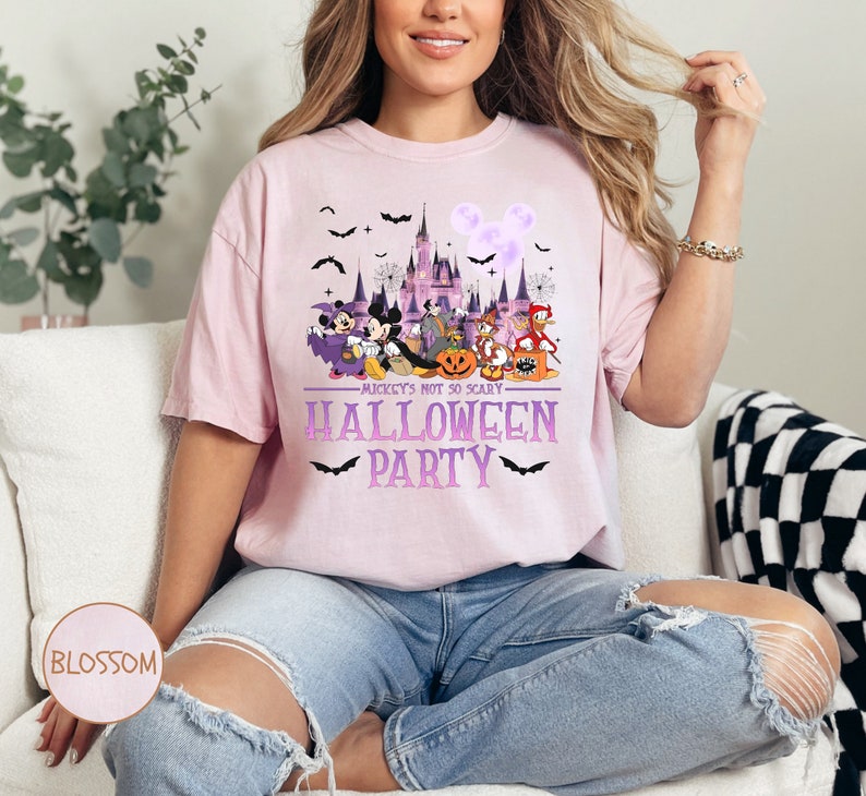 Disney Halloween 2024 Shirt, 2024 Mickey Not So Scary Halloween Party shirt, Disney Halloween Party Shirt, Halloween Family Matching Shirts TD1508 05