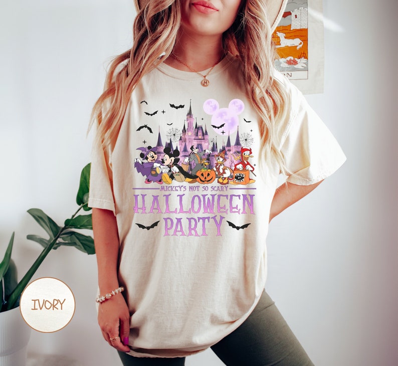 Disney Halloween 2024 Shirt, 2024 Mickey Not So Scary Halloween Party shirt, Disney Halloween Party Shirt, Halloween Family Matching Shirts TD1508 05